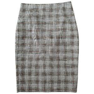 Rw&co Plaid Pencil Skirt